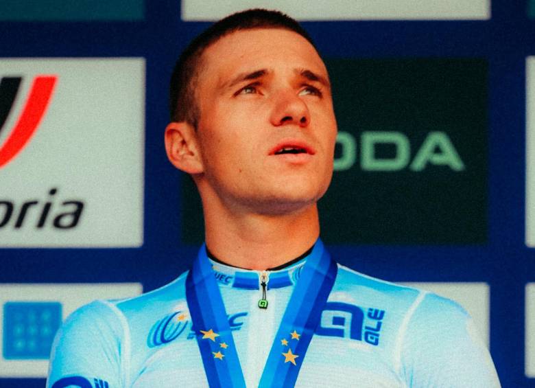 El ciclista belga Remco Evenepoel, de 25 años, se ha ratificado como el mejor contrarrelojero del mundo en los últimos años. El miércoles se proclamó campeón de Europa. FOTO: Tomada de X @RemcoEvenepoel