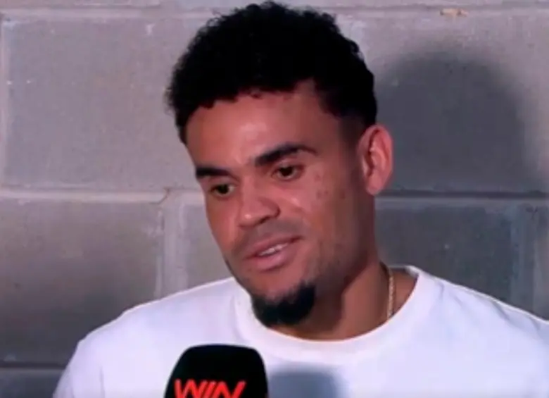 Luis Díaz habló antes del partido entre Barranquilla y Junior. FOTO: Captura de vídeo
