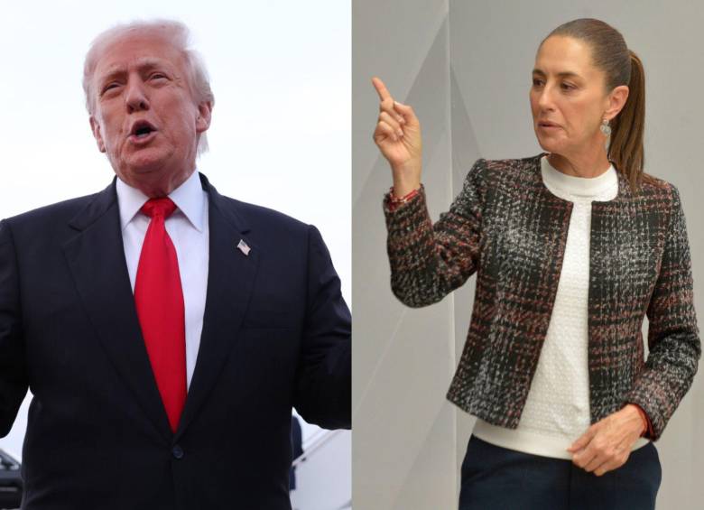 En medio de las conversaciones que en los últimos días han sostenido Donald Trump y Claudia Sheinbaum, una nueva disputa a tratar sería un acuerdo existente para provisionar aguar desde ríos que están en zona fronteriza. Fotos: Getty Images