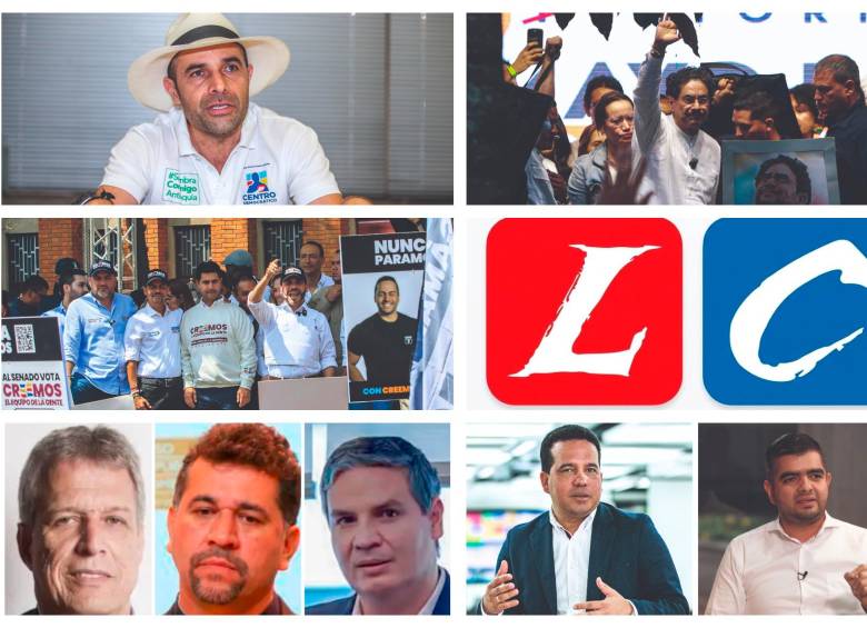 El Centro Democrático se fortaleció aún más, el Pacto Histórico se consolidó como la segunda fuerza en el bastión de la derecha en el país y el centro político quedó desdibujado en una nueva dinámica que se asemeja más a un bipartidismo. FOTO: EL COLOMBIANO