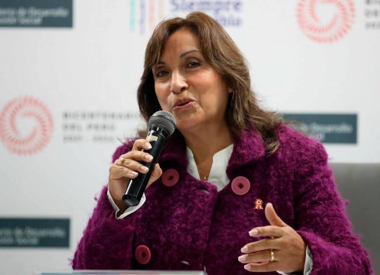 En la imagen Dina Boluarte, vicepresidenta del Perú. Foto de: EFE