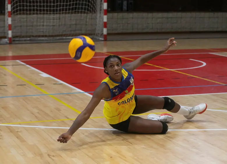 Ana Karina Olaya, una de las mejores jugadoras del equipo nacional. FOTO ESNEYDER GUTIÉRREZ