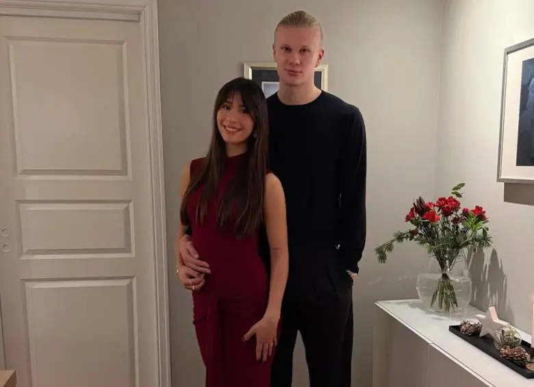 Isabel Haugseng Johansen y Erling Haaland disfruta de rutinas sencillas en Inglaterra. Foto: Tomada de Instagram @isabellaa