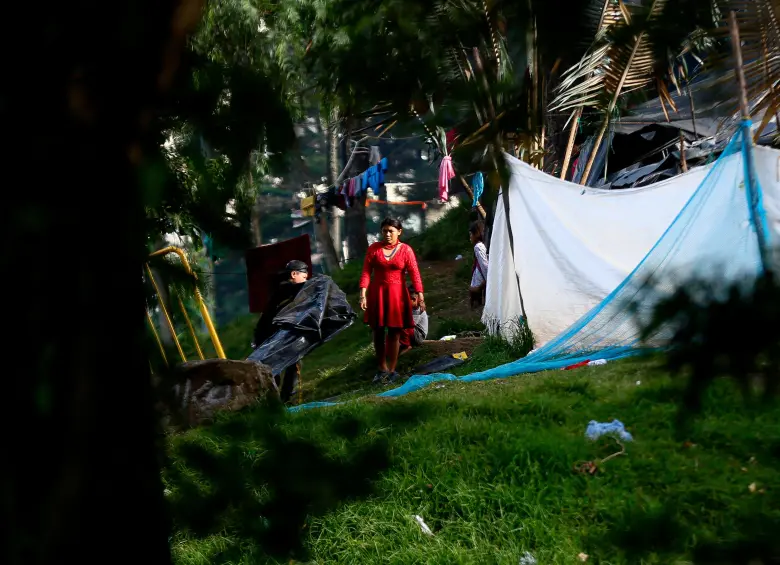 Las comunidades han sido desplazadas de sus resguardos en Risaralda y Chocó. FOTO COLPRENSA 