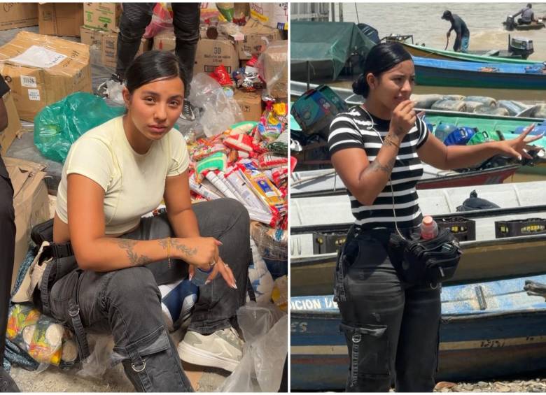 Andrea Rico utilizó su alcance en plataformas digitales no para seguir tendencias, sino para visibilizar a las familias damnificadas por el terremoto y movilizar donaciones hacia los sectores más golpeados. FOTO: Captura tomada de redes sociales de @andrearico_24