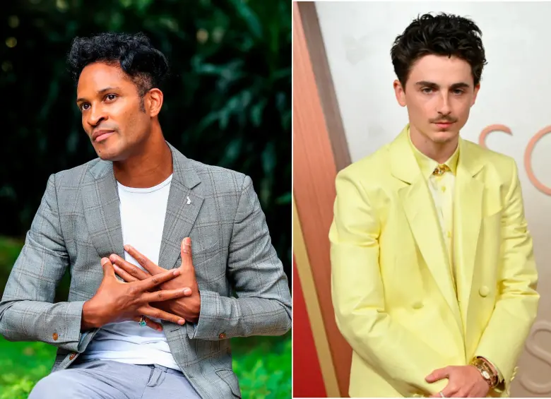 Fernando Montaño es uno de los mejores bailarines de ballet del país. Timothée Chalamet uno de los grandes actores de esta nueva generación. FOTOS EL COLOMBIANO y AFP