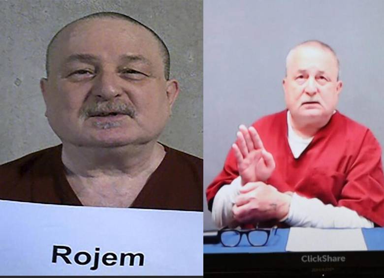 Richard Rojem, de 66 años, en prisión. FOTO: Departamento Correccional de Oklahoma y Redes sociales