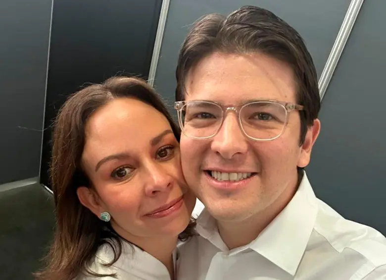 María Claudia Tarazona y Miguel Uribe Turbay. FOTO: Tomada de Instagram @maclaudiat