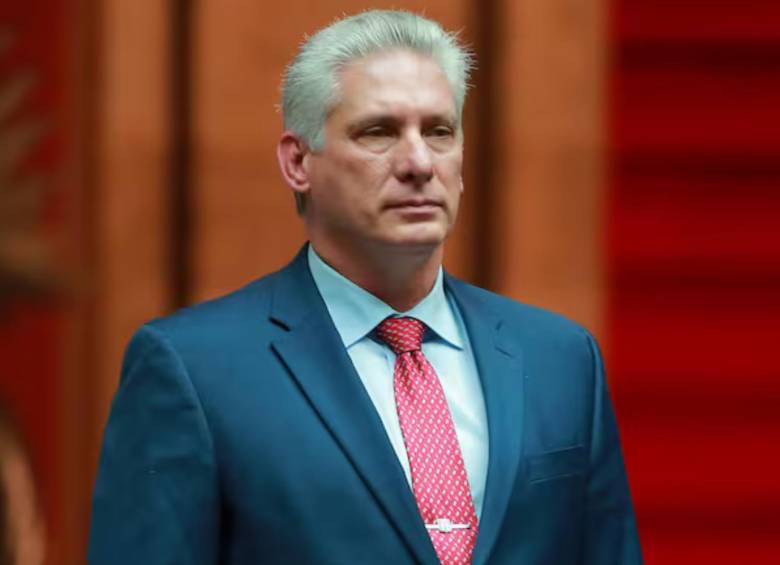 El presidente de Cuba, Miguel Díaz-Canel. FOTO: Getty