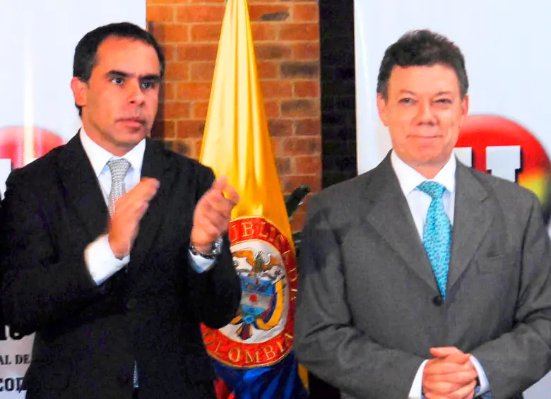 Benedetti y Santos, como baluartes del Partido de La U, fueron estrechos aliados mientras el segundo ejerció la Presidencia entre 2010 y 2018. FOTO: COLPRENSA