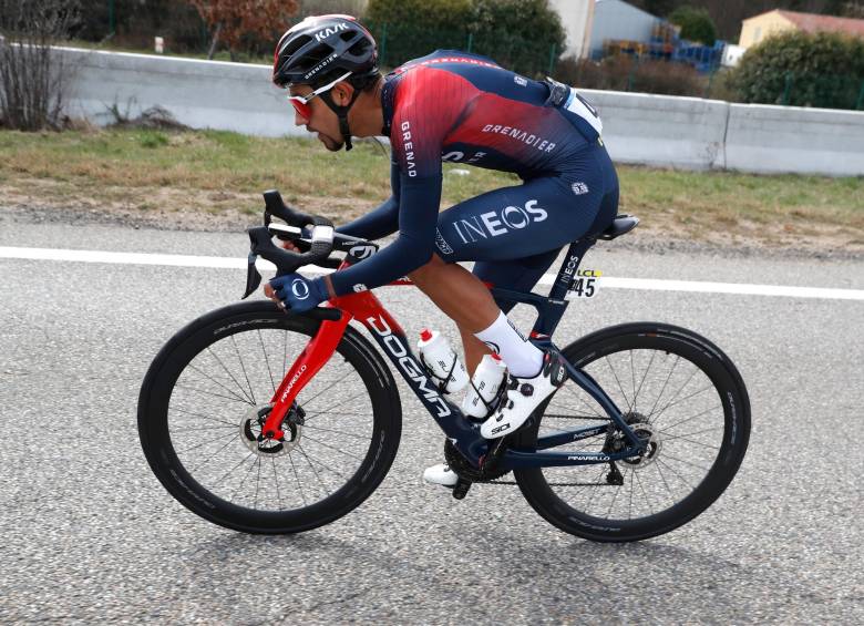 Daniel Martínez es uno de los corredores colombianos más destacados de la temporada. Ganó el Nacional de contrarreloj, fue tercero en Algarve y París-Niza y ganó en País Vasco. FOTO Getty 