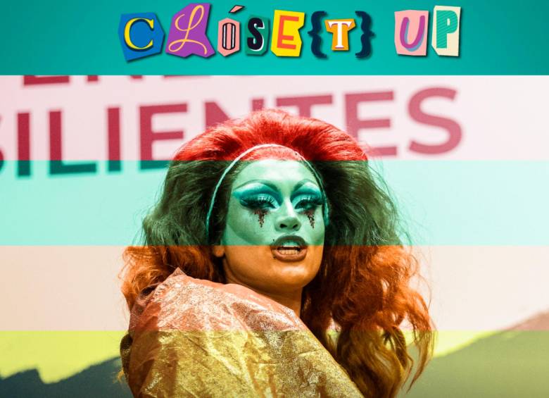 La artista drag bogotana Aquarella. FOTO Camilo Suárez
