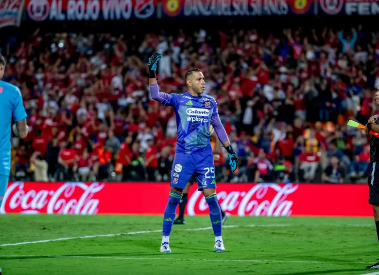 El arquero tolimense Éder Chaux será el titular del DIM contra Estudiantes de La Plata de Argentina. Foto: Juan Antonio Sánchez