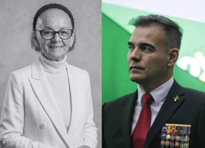 A la izquierda, Raquel Guerrero, madre de José Luis Esparza murió el 22 de agosto. A la derecha José Luis Esparza, coronel en retiro del Ejército Nacional y uno de los militares que participó en la Operación Jaque. Foto: Colprensa / redes sociales @JLEsparzaG