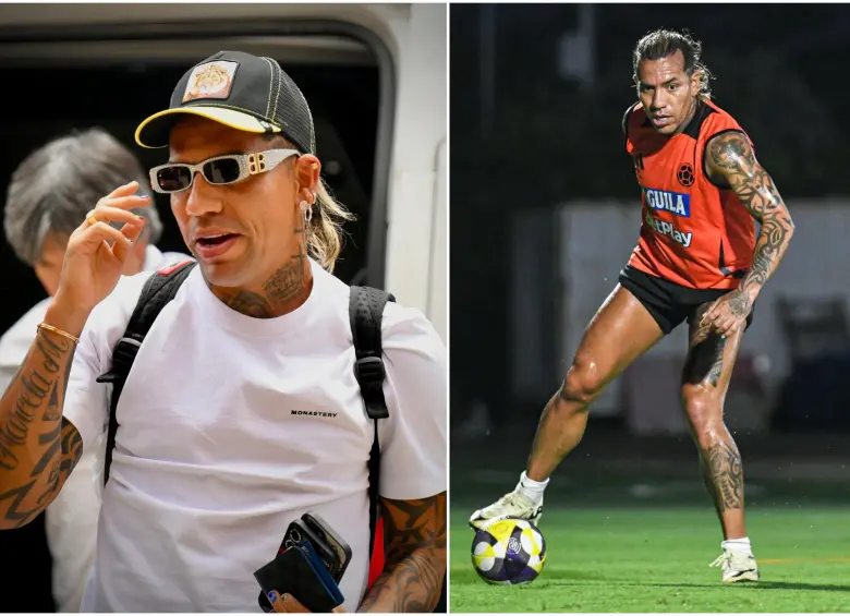 Así llegó Dayro Moreno a la convocatoria de la Selección Colombia. Luego tuvo su primer entrenamiento del ciclo. FOTO: Redes sociales @FCFSeleccionCol
