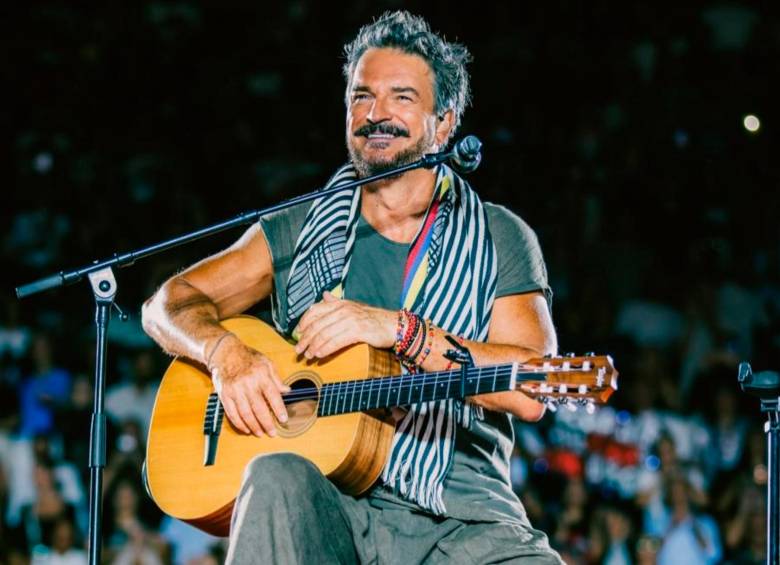 Dos horas y cuarto duró el concierto de Ricardo Arjona en Medellín. FOTO Cortesía Páramo Presenta