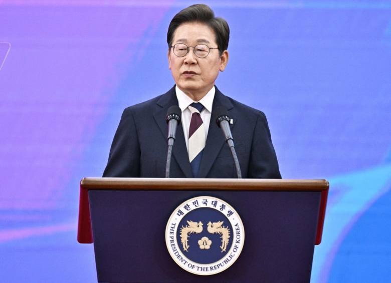 El nuevo presidente de Corea del Sur, el centroizquierdista Lee Jae-myung. FOTO: AFP