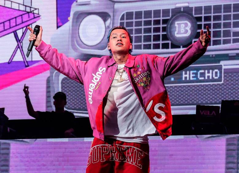 Stiven Mesa Londoño, Blessd, es un cantante antioqueño. Es uno de los nuevos rostros de la música urbana. Foto: Getty.