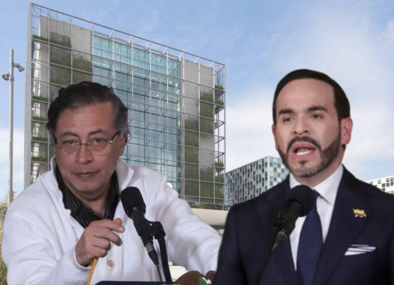 El expresidente Gustavo Petro dijo que denunció al presidente Abelardo de la Espriella ante la CPI, pero no sería así. FOTOS Colprensa y CPI