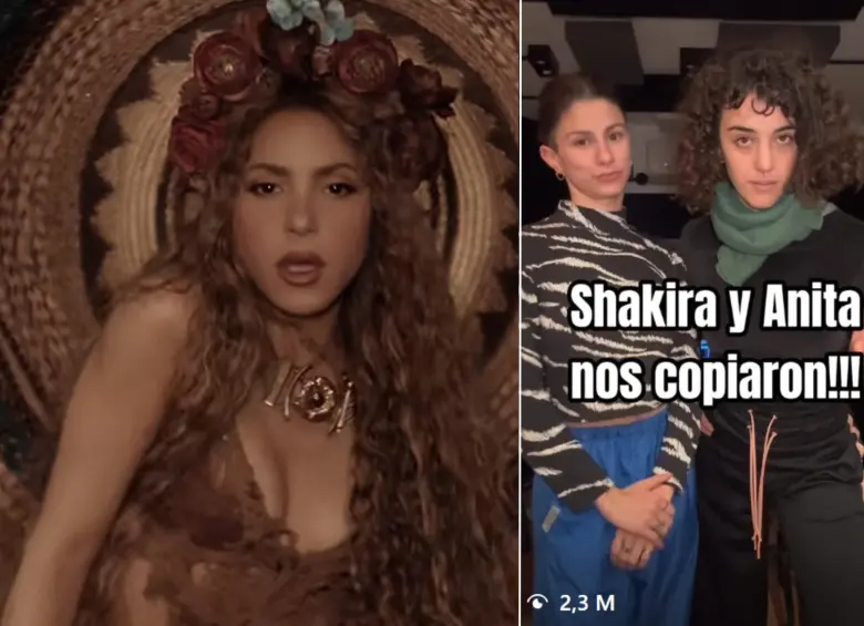 Tushka y Rebebe, integrantes del dúo argentino Sarao, publicaron en Instagram el video en el que comparan su canción “Atómica” con “Choka Choka”, de Shakira y Anitta. Foto: captura de video