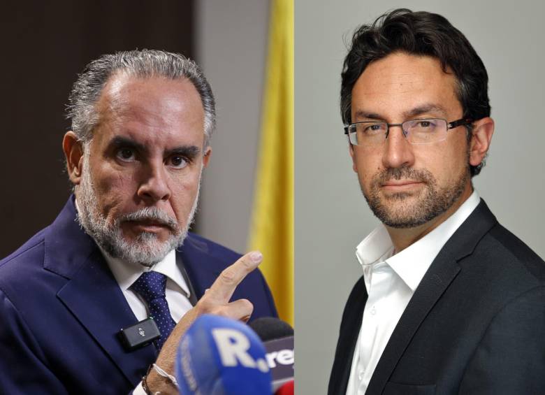 Izquierda, Armando Benedetti ministro de Interior. Derecha, Camilo Enciso, exsecretario de Transparencia. Foto: Colprensa y cortesía