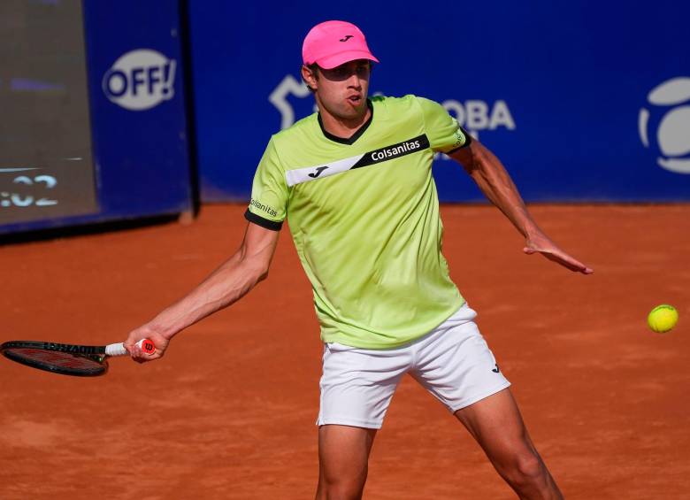 Daniel Galán perdió 9 posiciones en el nuevo ranquin ATP, ahora es 76ª. FOTO TWITTER Fedecoltenis