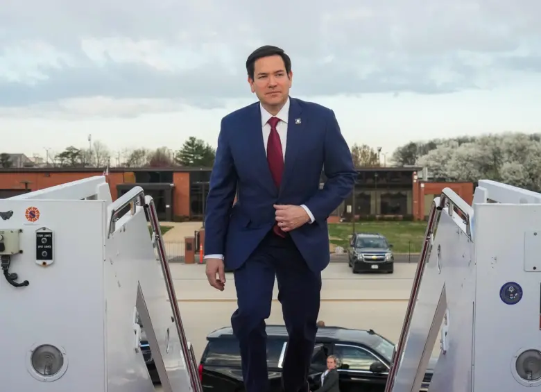 El secretario de Estado de Estados Unidos, Marco Rubio, inició este martes una visita a México. Foto: cortesía