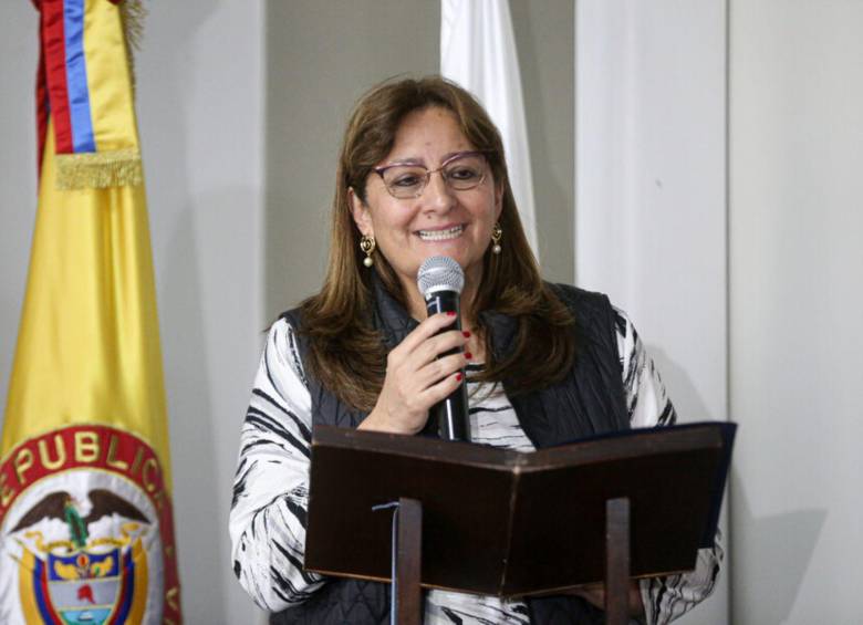 Ángela María Buitrago ocupará la cartera de Justicia hasta el próximo 1 de junio. Foto: Colprensa