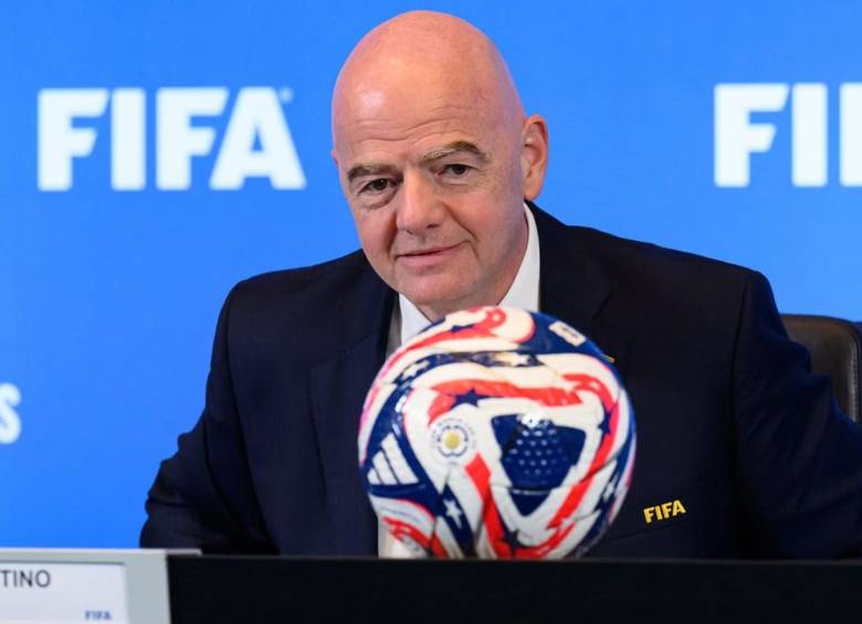 Gianni Infantino anuncio la producción del espectáculo junto a una banda inglesa que ya estuvo en el Super Bowl. FOTO: Tomada de redes sociales 