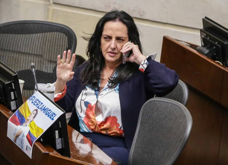 La senadora y precandidata presidencial, María Fernanda Cabal. FOTO: Colprensa