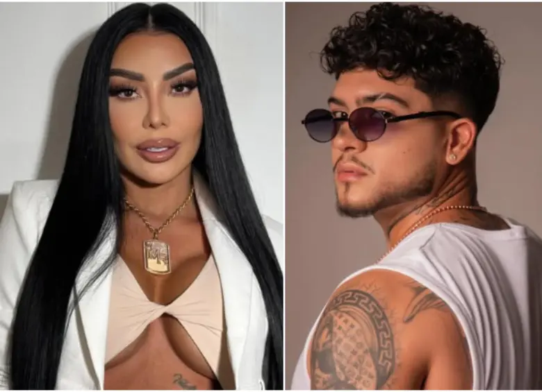 Marcela Reyes y Bayron Sánchez, conocido como B King, sostuvieron una relación sentimental durante 2022. Tras la muerte del cantante, la DJ ha sido señalada. FOTO: Redes sociales @bkingoficial y @marcelareyes