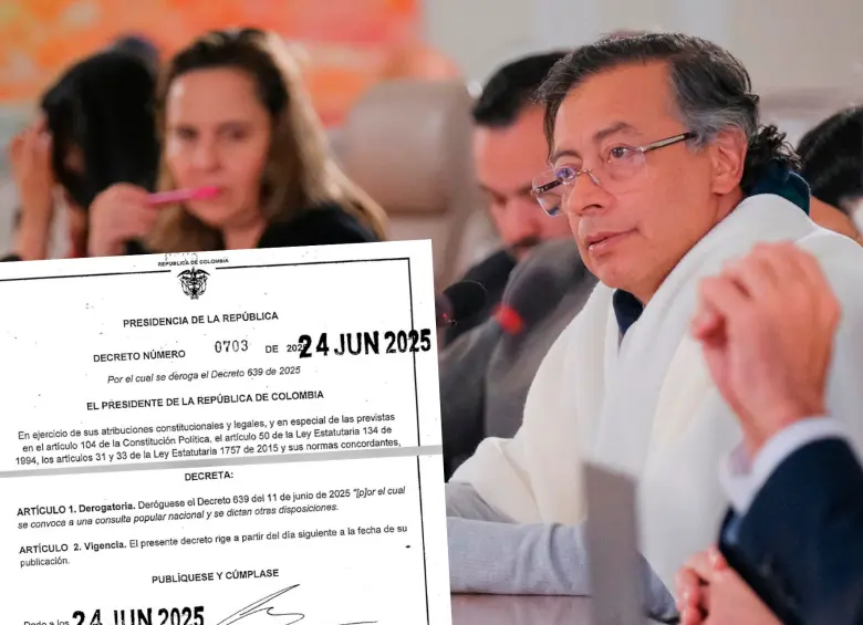 En el decreto se argumenta que la reforma laboral aprobada cuenta con “disposiciones que recogen ampliamente el contenido material de las preguntas que serían sometidas al criterio del pueblo”. FOTO: PRESIDENCIA