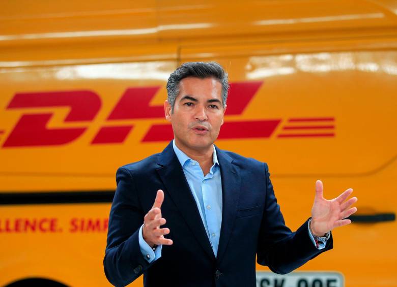 Allan Cornejo, gerente de DHL Express Colombia. FOTO carlos suaréz