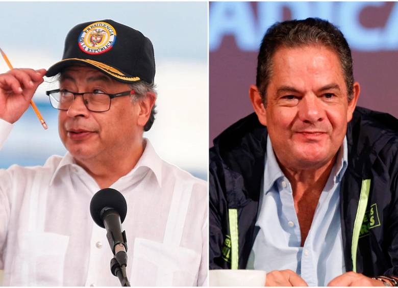 El presidente Gustavo Petro y el líder del partido Cambio Radical, Germán Vargas Lleras han intercambiado comentarios en los últimos días sobre la propuesta de una Constituyente lanzada por el mandataraio. FOTOS: Colprensa 