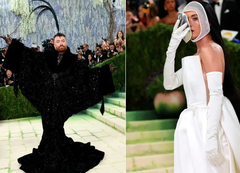 Sam Smith y Katy Perry, entre los atuendos más llamativos de la Met Gala. FOTOS Getty