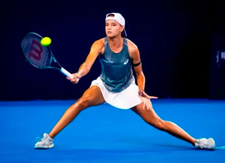 La tenista antioqueña Emiliana Arango es la mejor ubicada en el ranking de la WTA: se ubica en el puesto 51. Foto: Getty
