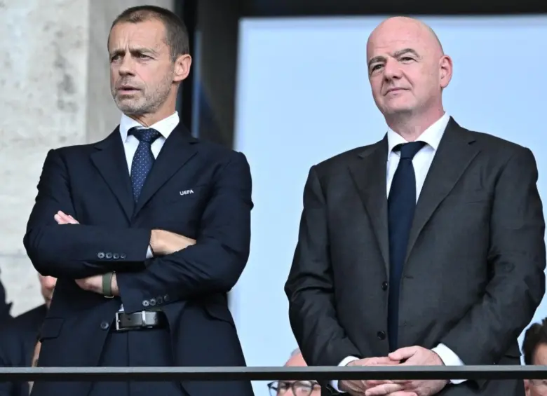 El presidente de la Uefa, Aleksander Čeferin, ha exigido la dimisión inmediata de Gianni Infantino de la presidencia de la Fifa. FOTO: AFP