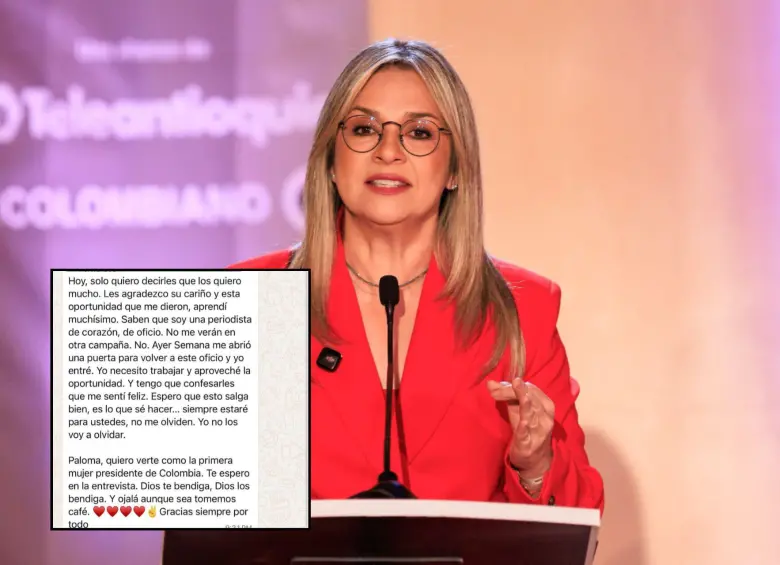 La excandidata Vicky Dávila regresa a la revista Semana, donde se desempeñó como directora. Foto: Camilo Suárez y cortesía.