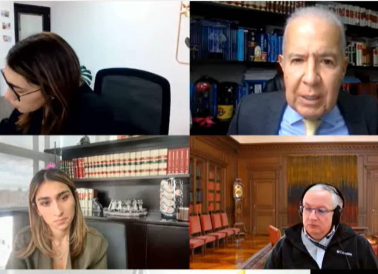El abogado Mario Iguarán asegura que Laura Sarabia no cometió ningún delito en el caso de las ‘chuzadas’. Foto: captura de video