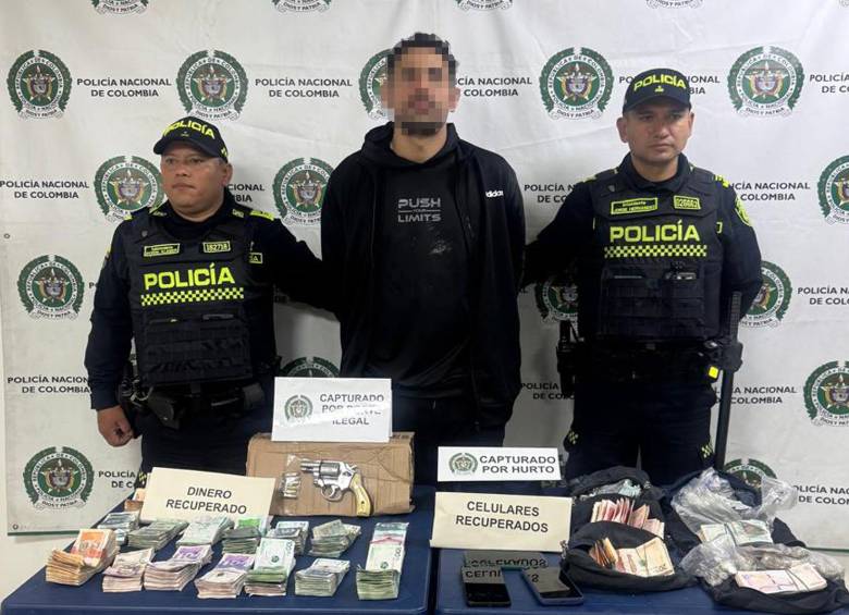 De los tres asaltantes, dos tuvieron que ser trasladados a un centro médico. FOTO: POLICÍA