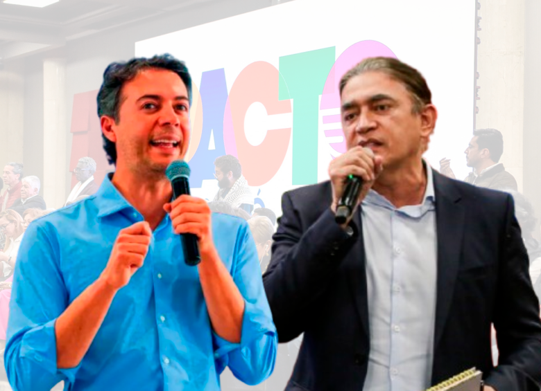 Bolívar advirtió que se retirará si el exalcalde participa, mientras que Quintero, señalado por procesos judiciales, pidió unidad y aseguró que su lucha es contra las mafias corruptas, no contra sus compañeros. FOTO: COLPRENSA-EL COLOMBIANO