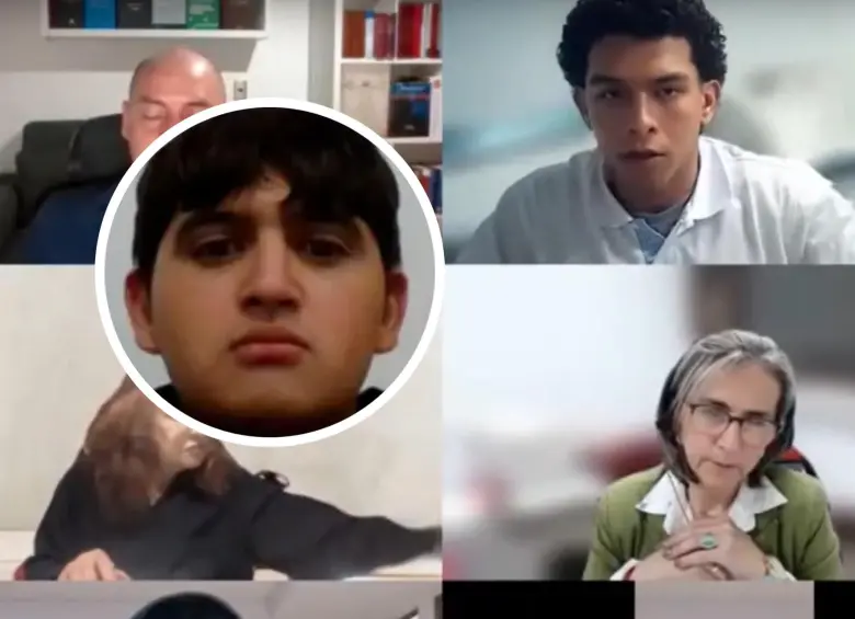 La fiscal aseguró que actuó de forma dolosa, es decir, que el imputado sabía que sus golpes podían matar a Moreno. FOTO: Captura audiencia Fiscalía General de la Nación y redes sociales