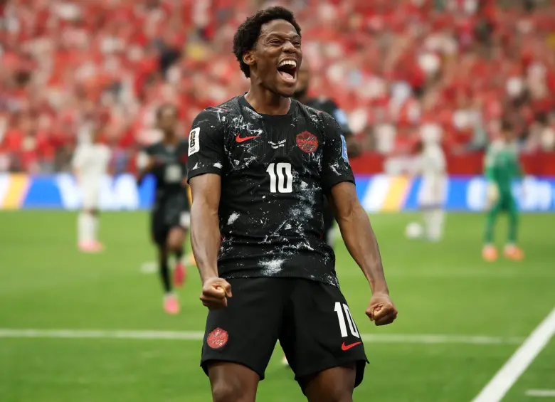 Jonathan David fue el héroe de la noche con Canadá. FOTO: Fifa