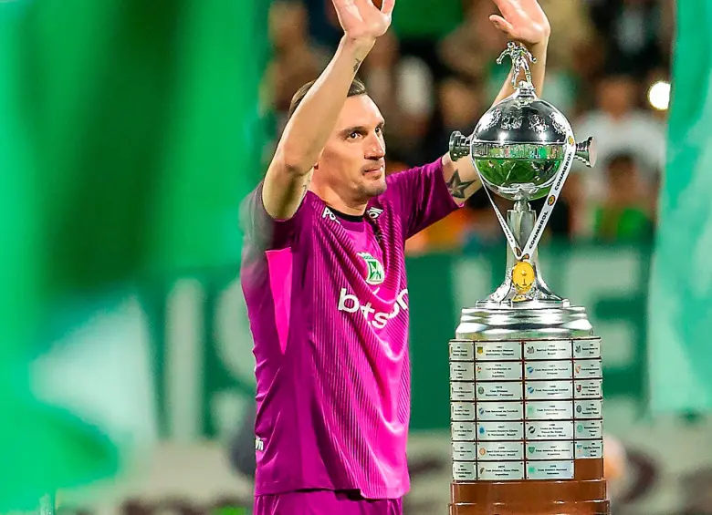 El futbolista argentino Franco Armani es uno de los refuerzos “estelares” del fútbol colombiano para el segundo semestre del año. Foto: Camilo Suárez
