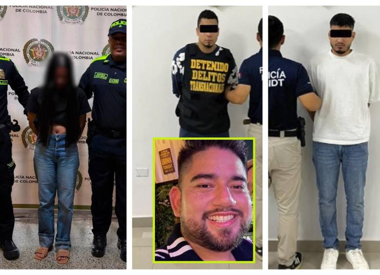 Dos de los detenidos fueron capturados en Perú gracias a la investigación policial. La tercera implicada en la banda fue detenida en Montería. FOTO: Cortesía