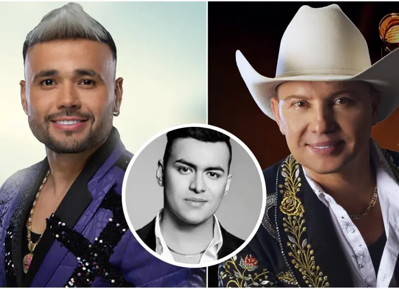 Los máximos exponentes de la música popular en Colombia se congregaron para honrar la memoria de su colega Yeison Jiménez. FOTO: Tomada de redes sociales Ciro Quiñonez y Giovanny Ayala