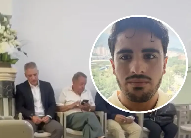 El gobernador Andrés Julián Rendón acompaña a la familia de Mateo en Yarumal. Foto: cortesía