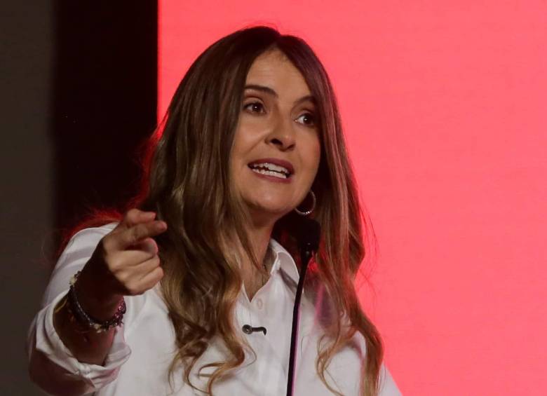 Paloma Valencia ha sido senadora del Centro Democrático desde 2014 y ganó la Gran Consulta por Colombia con 3,2 millones de votos. Foto: Colprensa.