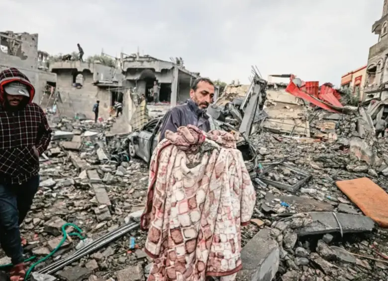 Los destrozos de la guerra en la Franja de Gaza. FOTO: Getty