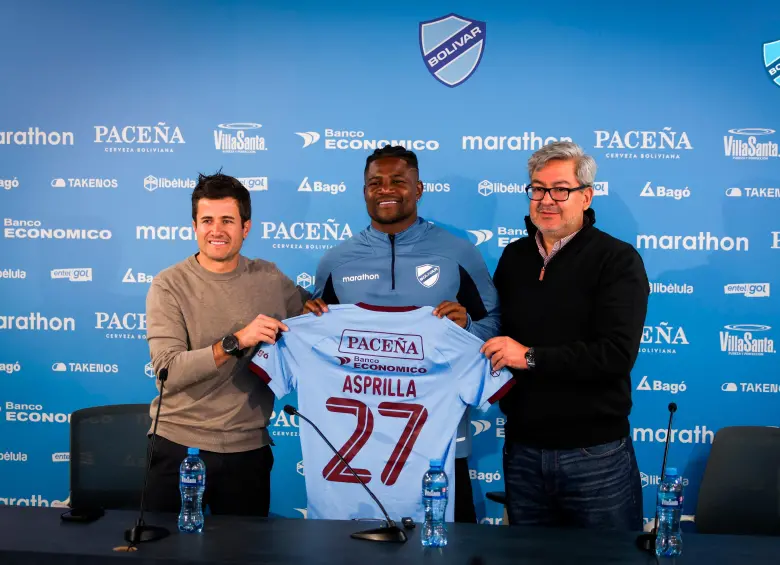 Dairon Asprilla jugará nuevamente en el exterior, esta vez, en el Bolívar de Bolivia. FOTO: X Bolivar_Oficial